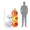 5ft Inflatable Halloween Ghost and Pumpkin, Blow Up LED Display for Garden Indoor Outdoor